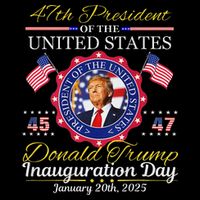 Donald Trump 47th President Inauguration 2025 Cooling Performance Crew T-Shirt