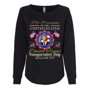 Donald Trump 47th President Inauguration 2025 Womens California Wash Sweatshirt