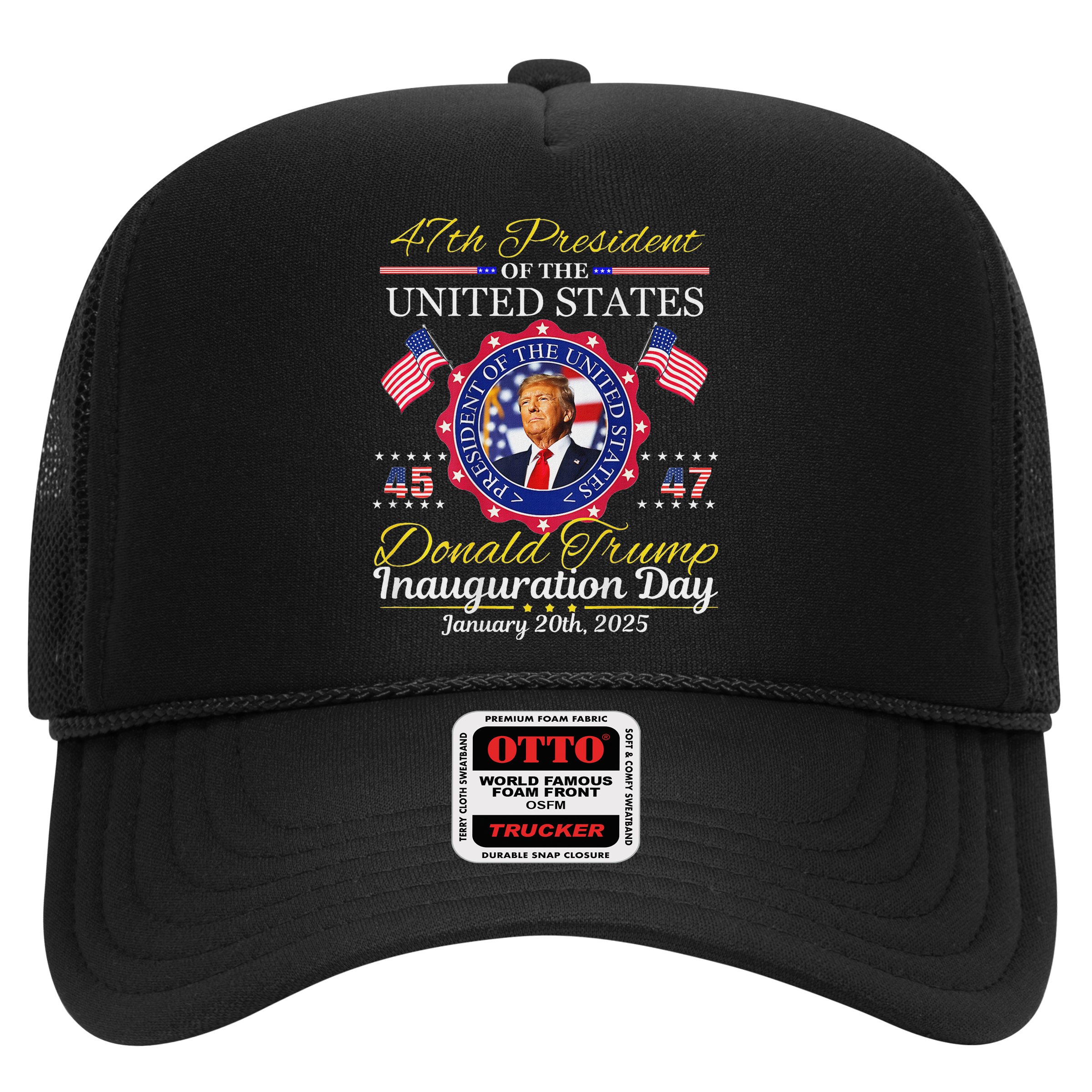 Donald Trump 47th President Inauguration 2025 Hat