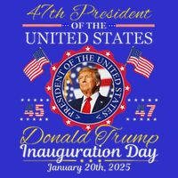 Donald Trump 47th President Inauguration 2025 Toddler T-Shirt