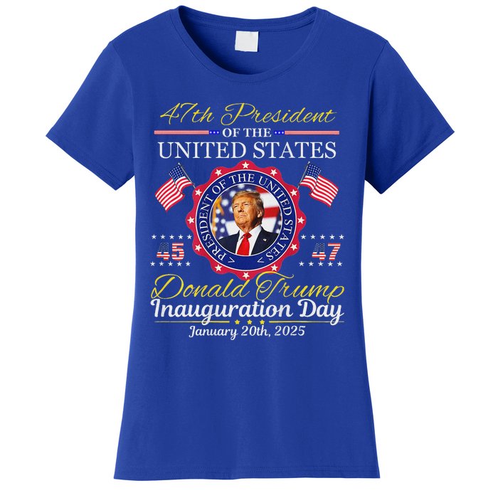 Donald Trump 47th President Inauguration 2025 Women's T-Shirt