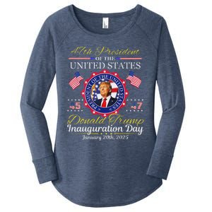 Donald Trump 47th President Inauguration 2025 Women's Perfect Tri Tunic Long Sleeve Shirt