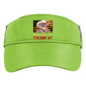 Donald Trump 47 Usa President 2024 Trump 47 President Adult Drive Performance Visor