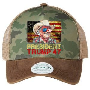 Donald Trump 47 Usa President 2024 Trump 47 President Legacy Tie Dye Trucker Hat