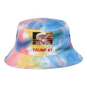 Donald Trump 47 Usa President 2024 Trump 47 President Tie Dye Newport Bucket Hat