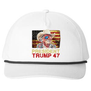 Donald Trump 47 Usa President 2024 Trump 47 President Snapback Five-Panel Rope Hat