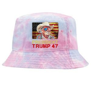 Donald Trump 47 Usa President 2024 Trump 47 President Tie-Dyed Bucket Hat