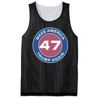 Distressed Trump 47 Republican Proud Conservative Mesh Reversible Basketball Jersey Tank