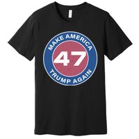 Distressed Trump 47 Republican Proud Conservative Premium T-Shirt