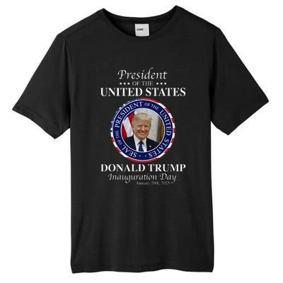 Donald Trump 47 President Inauguration Day 2025 Memorabilia Tall Fusion ChromaSoft Performance T-Shirt