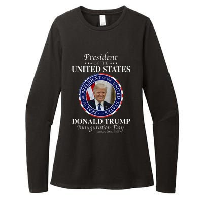 Donald Trump 47 President Inauguration Day 2025 Memorabilia Womens CVC Long Sleeve Shirt