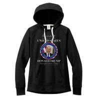 Donald Trump 47 President Inauguration Day 2025 Memorabilia Women's Fleece Hoodie