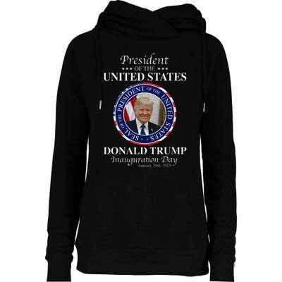 Donald Trump 47 President Inauguration Day 2025 Memorabilia Womens Funnel Neck Pullover Hood