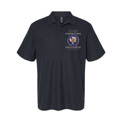 Donald Trump 47 President Inauguration Day 2025 Memorabilia Softstyle Adult Sport Polo