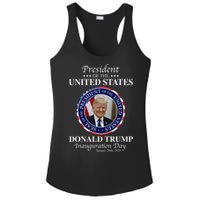 Donald Trump 47 President Inauguration Day 2025 Memorabilia Ladies PosiCharge Competitor Racerback Tank