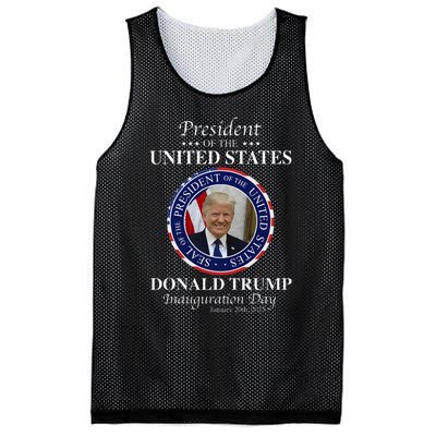 Donald Trump 47 President Inauguration Day 2025 Memorabilia Mesh Reversible Basketball Jersey Tank