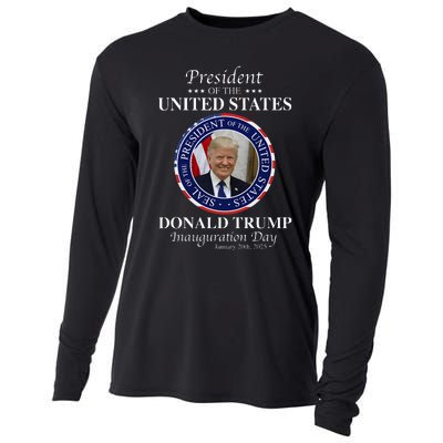 Donald Trump 47 President Inauguration Day 2025 Memorabilia Cooling Performance Long Sleeve Crew