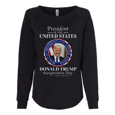 Donald Trump 47 President Inauguration Day 2025 Memorabilia Womens California Wash Sweatshirt