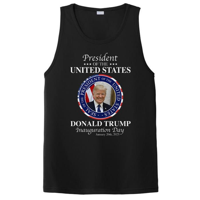 Donald Trump 47 President Inauguration Day 2025 Memorabilia PosiCharge Competitor Tank