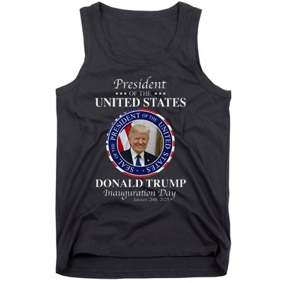 Donald Trump 47 President Inauguration Day 2025 Memorabilia Tank Top