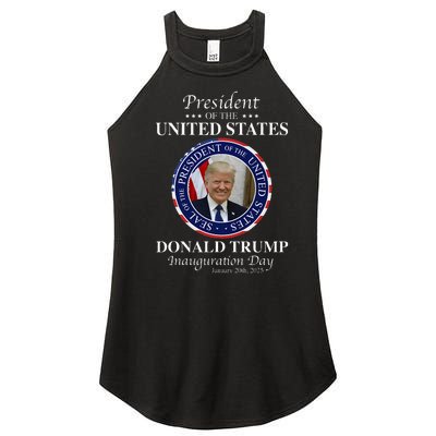 Donald Trump 47 President Inauguration Day 2025 Memorabilia Women's Perfect Tri Rocker Tank