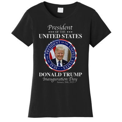 Donald Trump 47 President Inauguration Day 2025 Memorabilia Women's T-Shirt