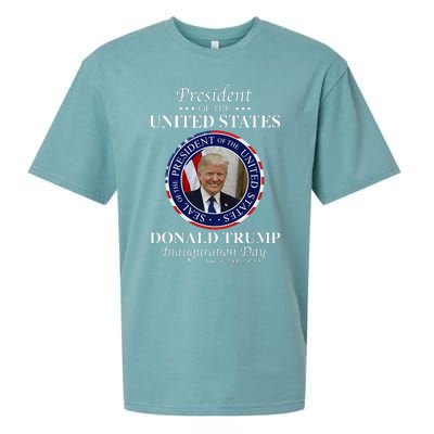 Donald Trump 47 President Inauguration Day 2025 Memorabilia Sueded Cloud Jersey T-Shirt