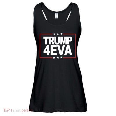 Donald Trump 4EVA 2028 Forever Ladies Essential Flowy Tank