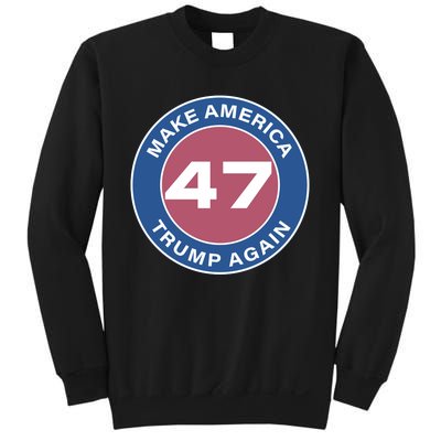 Distressed Trump 47 Republican Proud Conservative Sweatshirt