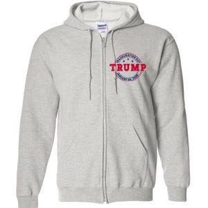 Donald Trump 47th President Inauguration 2025 Full Zip Hoodie