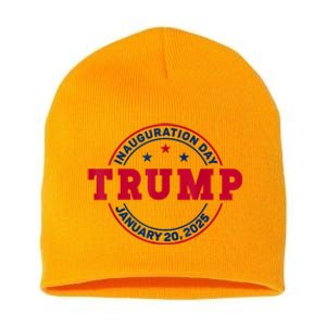 Donald Trump 47th President Inauguration 2025 Short Acrylic Beanie