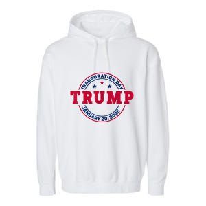 Donald Trump 47th President Inauguration 2025 Garment-Dyed Fleece Hoodie