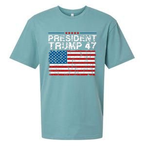 Donald Trump 47 Usa President 2024 Trump 47 President Sueded Cloud Jersey T-Shirt