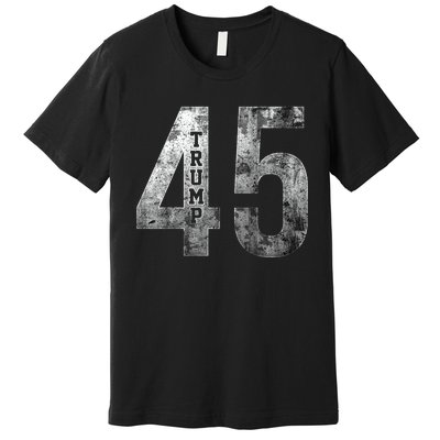 Donald Trump 45 Football Jersey Pro Trump Premium T-Shirt