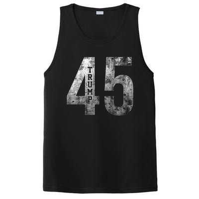 Donald Trump 45 Football Jersey Pro Trump PosiCharge Competitor Tank