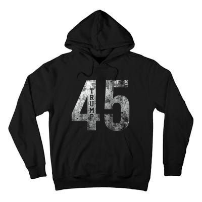 Donald Trump 45 Football Jersey Pro Trump Tall Hoodie