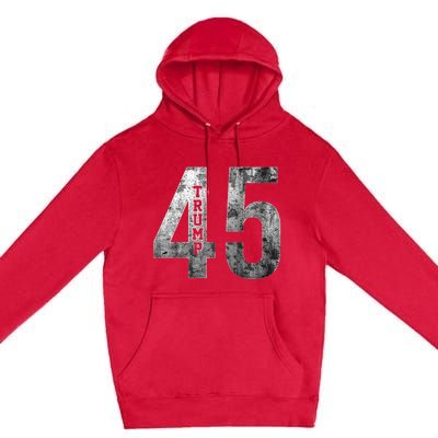 Donald Trump 45 Football Jersey Pro Trump Premium Pullover Hoodie