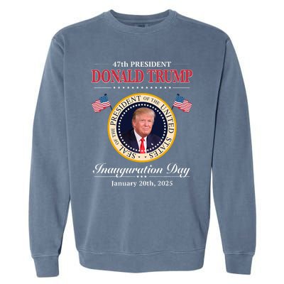 Donald Trump 47th President Inauguration 2025 Supporters Garment-Dyed Sweatshirt