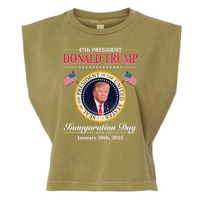 Donald Trump 47th President Inauguration 2025 Supporters Garment-Dyed Women's Muscle Tee