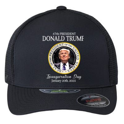 Donald Trump 47th President Inauguration 2025 Supporters Flexfit Unipanel Trucker Cap