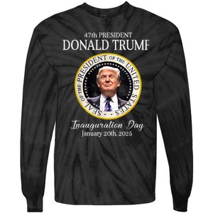 Donald Trump 47th President Inauguration 2025 Supporters Tie-Dye Long Sleeve Shirt