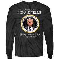 Donald Trump 47th President Inauguration 2025 Supporters Tie-Dye Long Sleeve Shirt