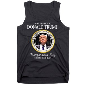 Donald Trump 47th President Inauguration 2025 Supporters Tank Top