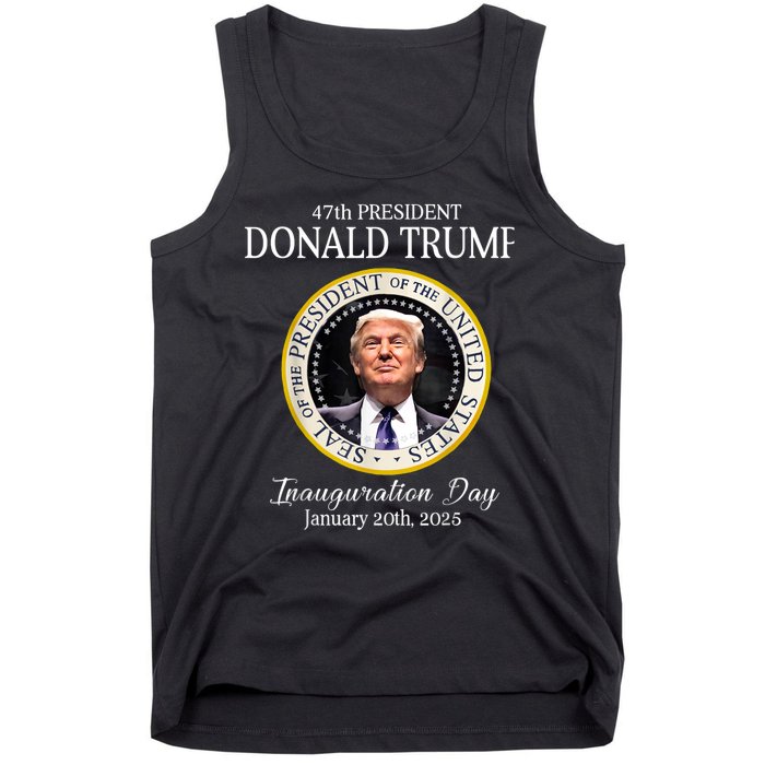 Donald Trump 47th President Inauguration 2025 Supporters Tank Top