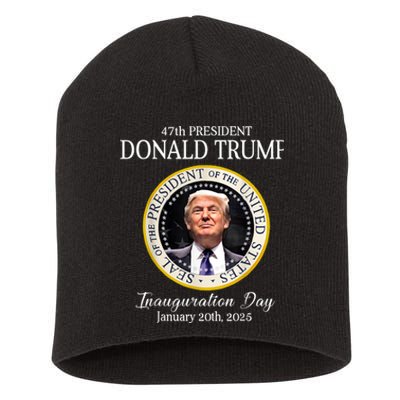 Donald Trump 47th President Inauguration 2025 Supporters Short Acrylic Beanie