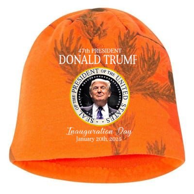 Donald Trump 47th President Inauguration 2025 Supporters Kati - Camo Knit Beanie