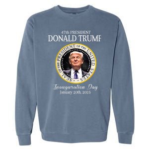 Donald Trump 47th President Inauguration 2025 Supporters Garment-Dyed Sweatshirt