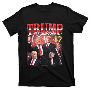 Donald Trump 47th Us President Trump Won Get Over It 2024 T-Shirt