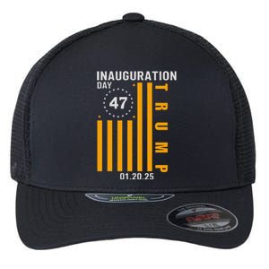 Donald Trump 47th President Inauguration Supporters 2025 Flexfit Unipanel Trucker Cap