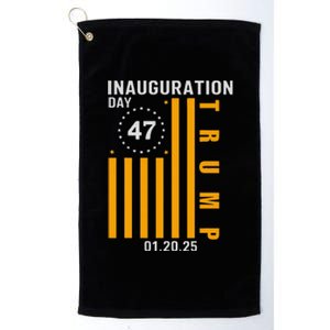 Donald Trump 47th President Inauguration Supporters 2025 Platinum Collection Golf Towel